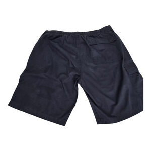 Legachi Newyork Men's shorts XL navy Blue Elastic waist band Cargo pocket right